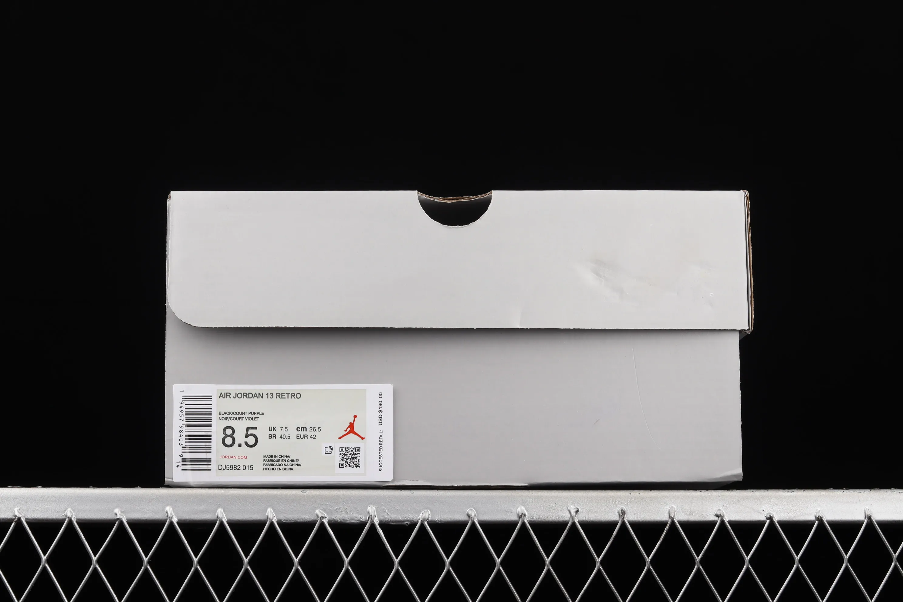 All categories Air Jordan Jordan series basketball shoes Air Jordan 13 Special price Pure original version Air Jordan AJ13 Retro AJ13 Joe 13 black and purple DJ5982-015